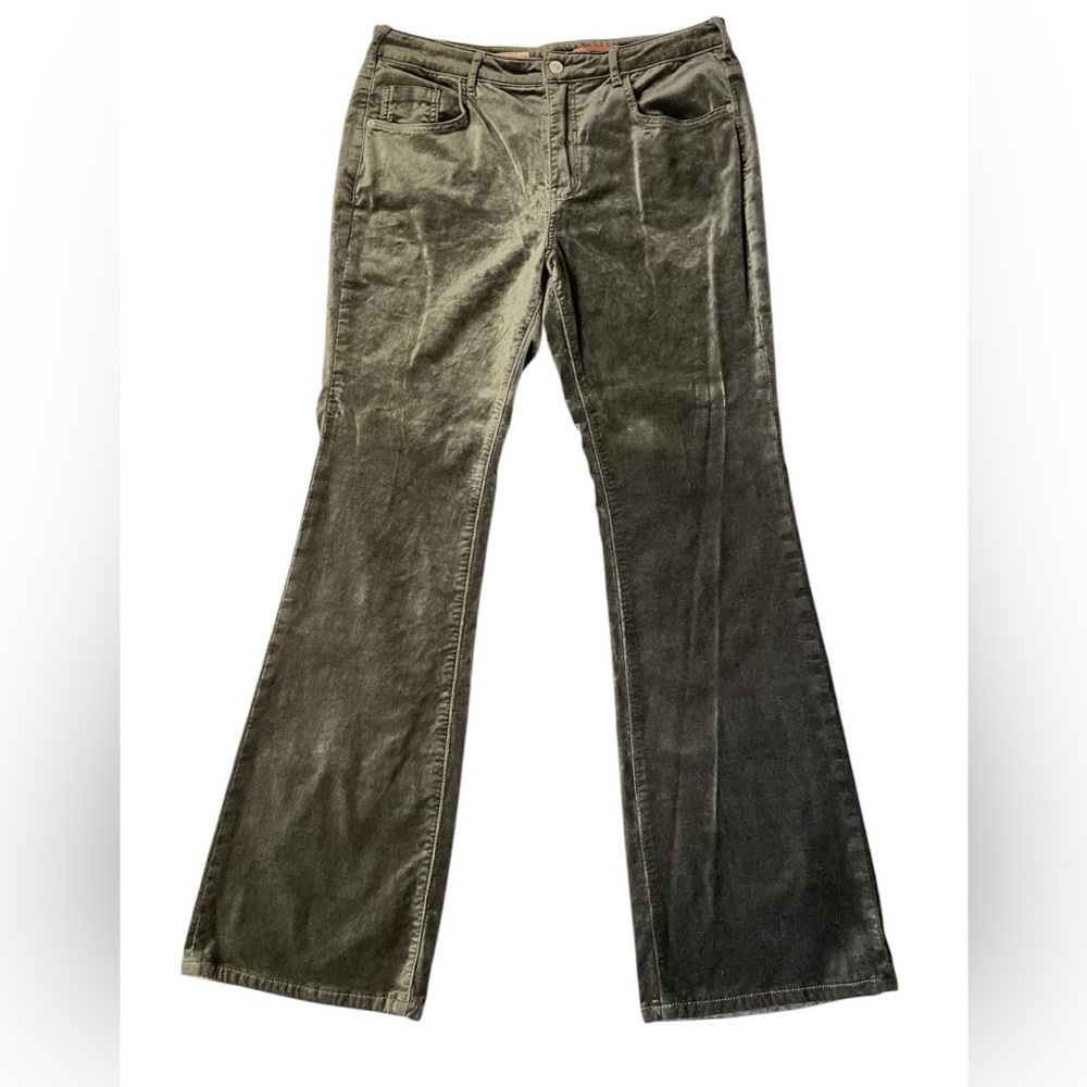 Anthropologie Pilcro women’s the demilune bootcut velvet pants